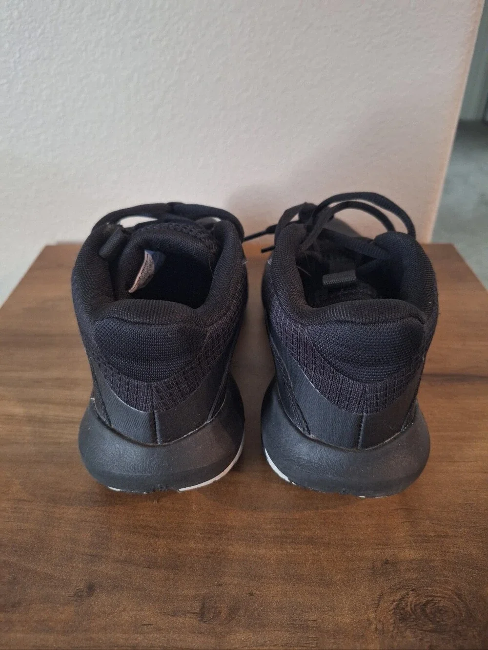 Under Armour Black With Camo Kids' Low-Top Sneakers with White Logo